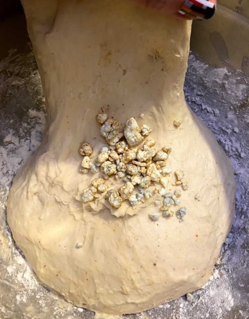 RECIPE Buffalo Blue Cheese Sourdough Bread